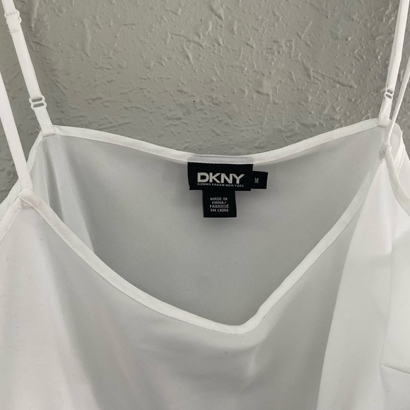 DKNY Sheer White Tank - Picture 4 of 4